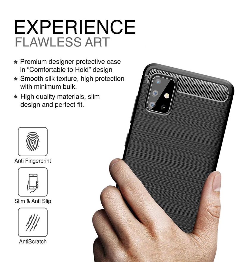 Ốp Lưng Samsung Galaxy M51 Chống Sốc Hiệu Likgus Giá Rẻ là ốp silicon mềm, có độ đàn hồi tốt khả năng chống sốc cao thiết kế sang trọng